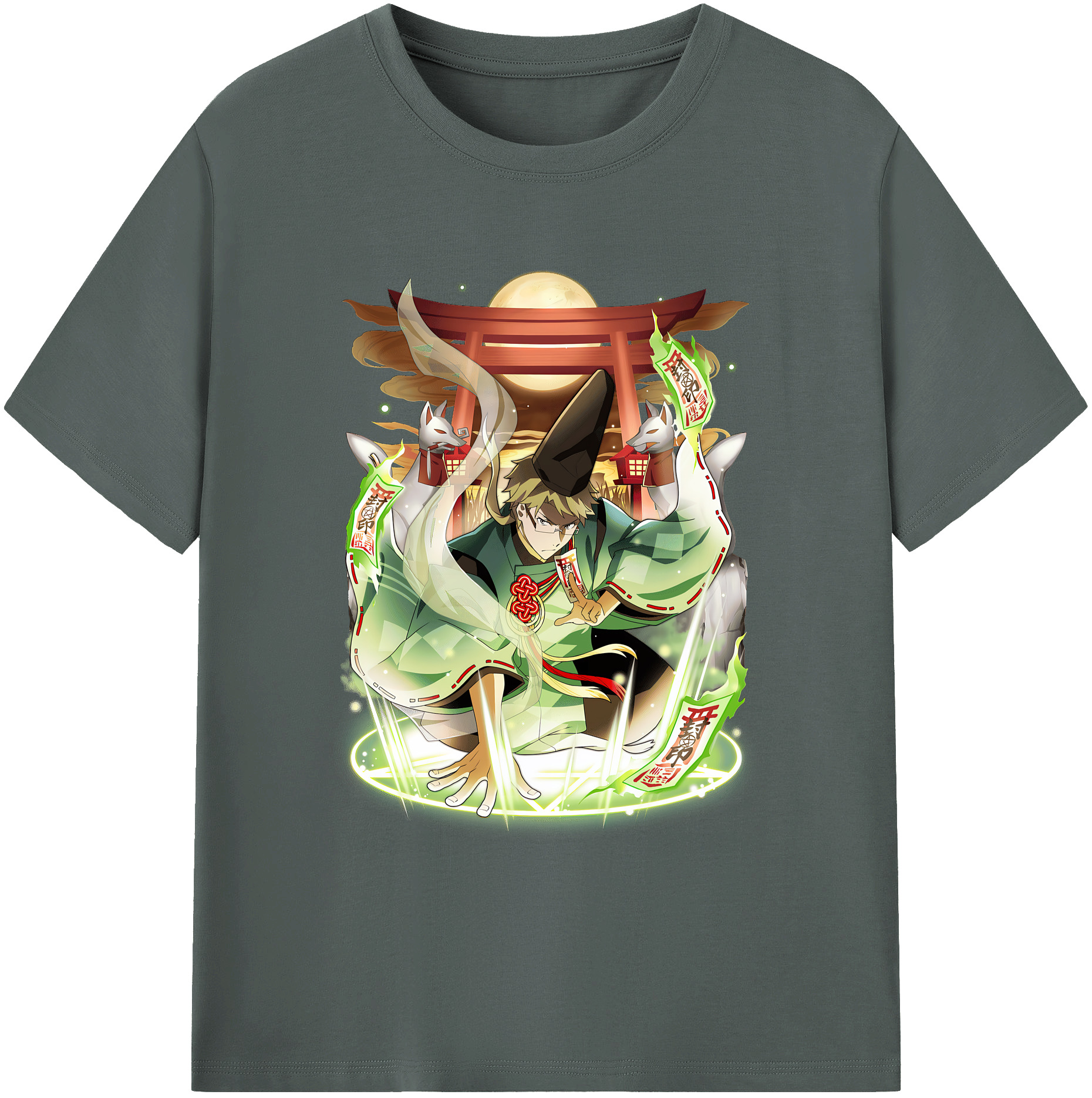 （画像用） 文豪ストレイドッグス Bungo Stray Dogs 綿100％ メンズ半袖Tシャツ｜肌触りやわらか＆通気性